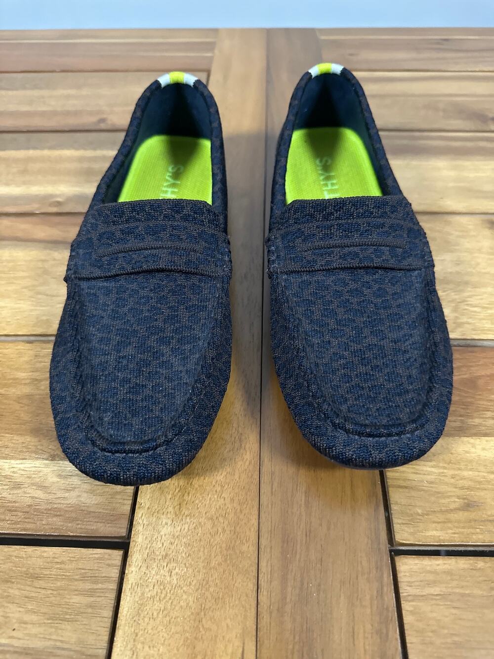 ROTHY’S The Driver Chocolate Spot Leopard Loafers Size 10.5